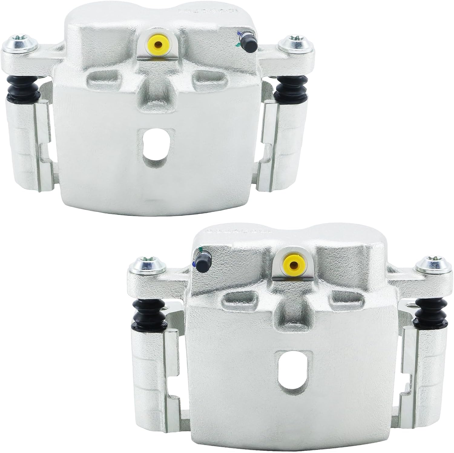 BDELI Front Brake Calipers Replace for 1999-2004 Chevy Silverado 1500, 2000-2006 Tahoe, 1999-2004 GMC Sierra 1500, 4.3/4.8/5.3/6L, with Bracket: 18B4728+18B4729, 25848000+25848001