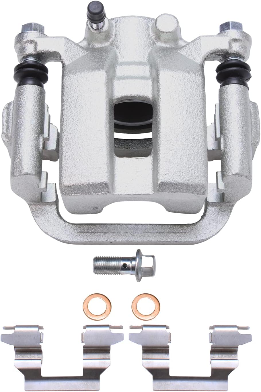 Detroit Axle - Rear Brake Kit for 2003 2004 2005 Infiniti G35 Nissan 350Z Disc Brake Rotors Brake Calipers w/Brackets Ceramic Brakes Pads Replacement