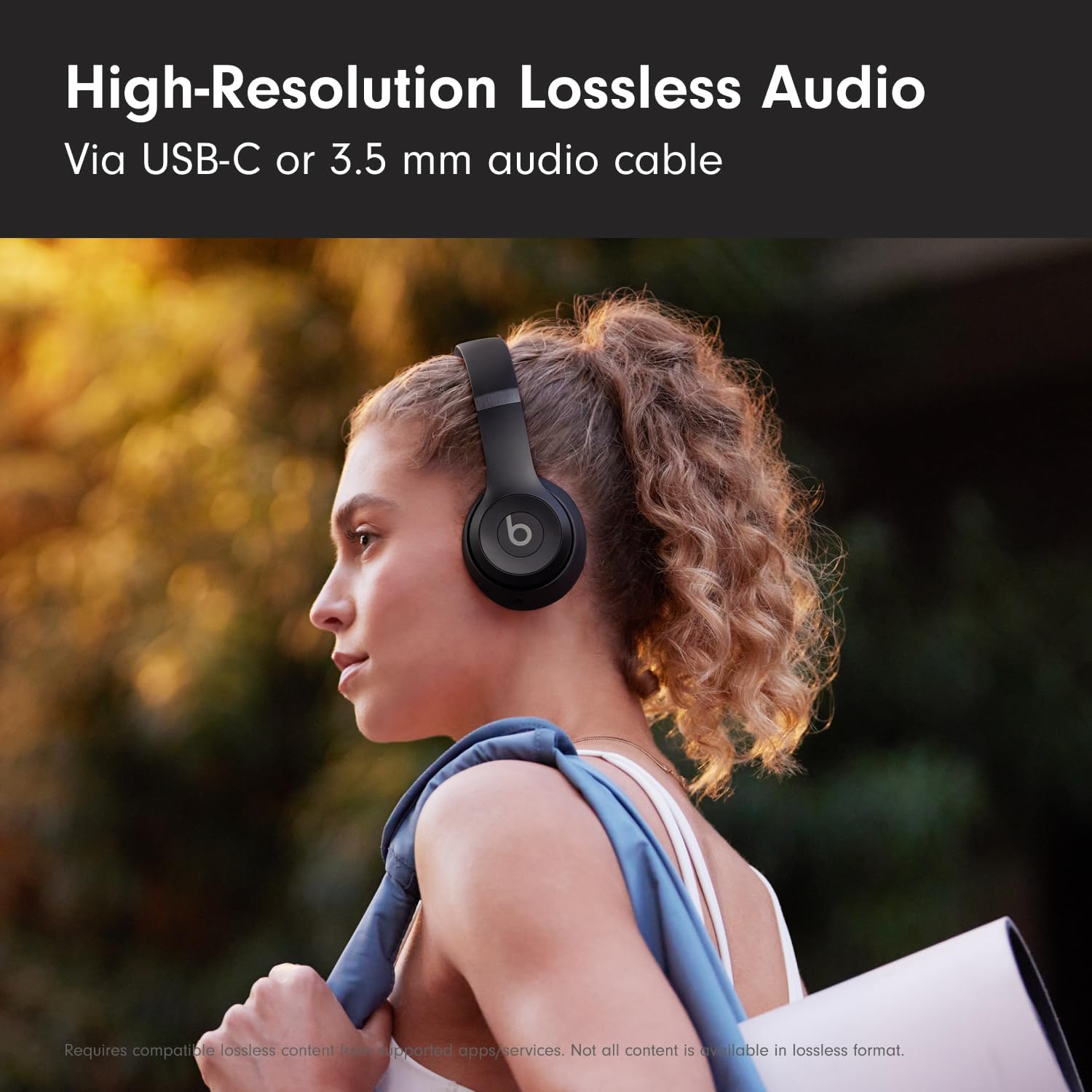 Beats Solo4 with AppleCare+ for Headphones (2 Years) - Matte Black