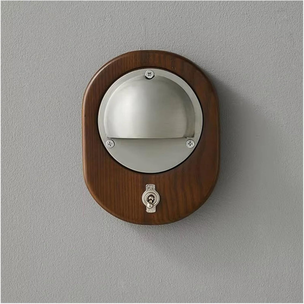 Brass Wall Light Wood Parlor Bedroom Dining Room Wall Lamp Gold Silver Copper Sconce,Bathroom
