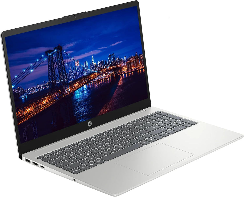 HP Touchscreen 15.6' FHD Business Laptop Computer, Intel Core i7-1355U 10-Core Processor, Windows 11 Home, 40GB RAM 2TB SSD, Numeric Keypad, SageNova Earphones, Natural Silver