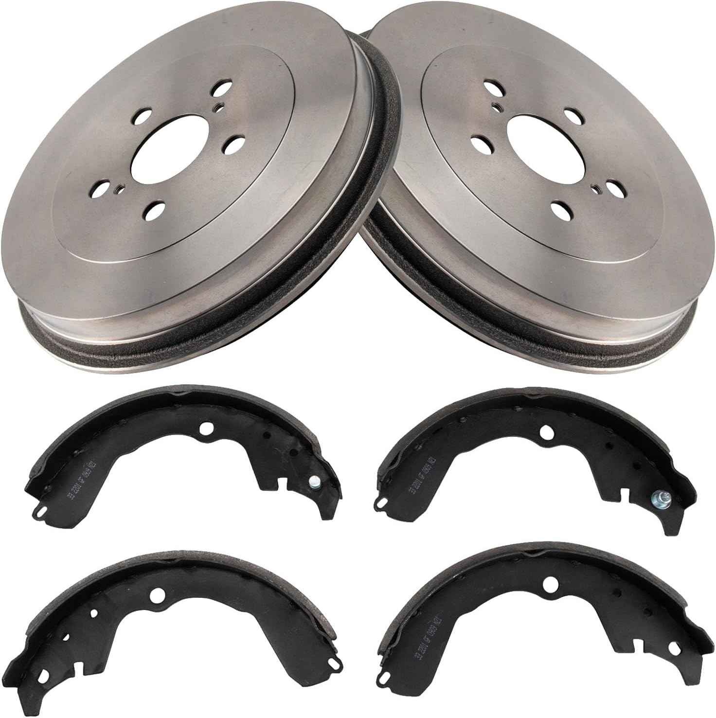 TRQ Rear Brake Shoe & Drum Kit for 2003-2008 Pontiac Vibe Toyota Matrix