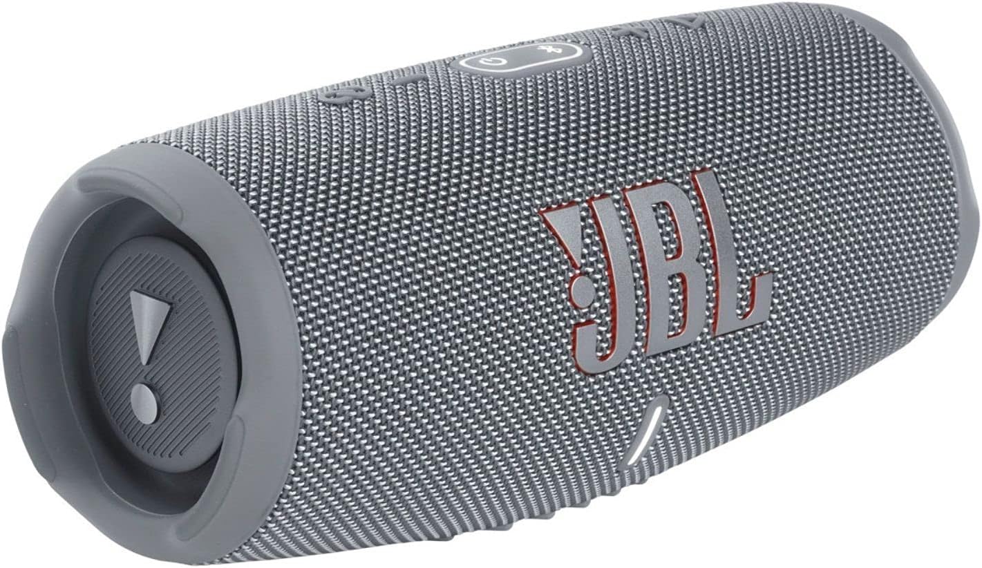JBL CHARGE 5 - Portable Bluetooth Speaker - Gray (Renewed)