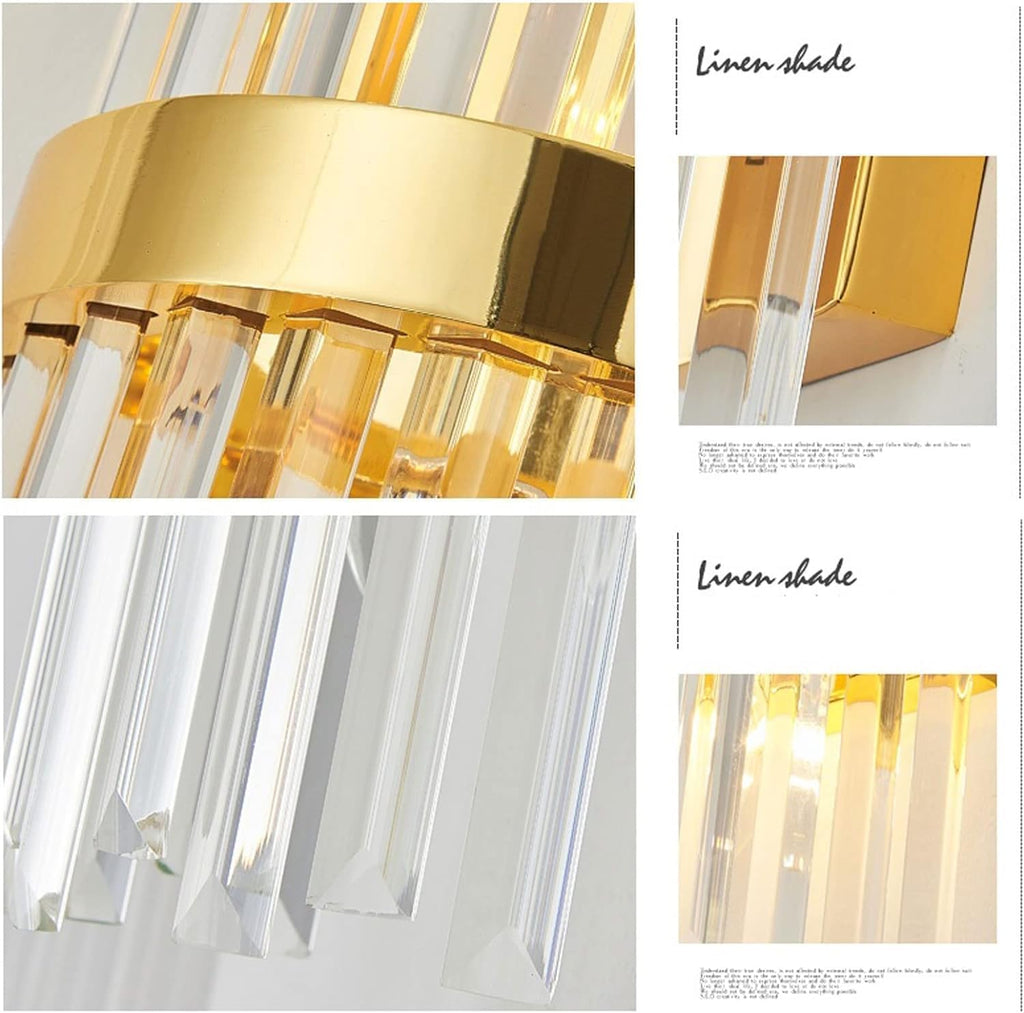 Bathroom Light Wall Lamp Gold Silver Wall Lamps Compatible with Living Room Bedroom Decor Luminaire Bedside Wall Light Bathroom Fixtures,Chandelier