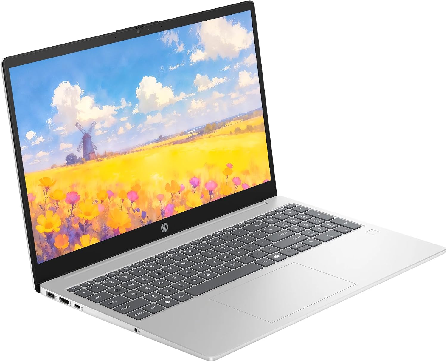 HP 15.6' Business Laptop Computer, 16GB RAM 1TB Storage (512GB SSD+512GB Docking Station Set), 10-Core Intel Core i5, Windows 11, Fingerprint Reader, Backlit Keyboard, SageNova Earphones