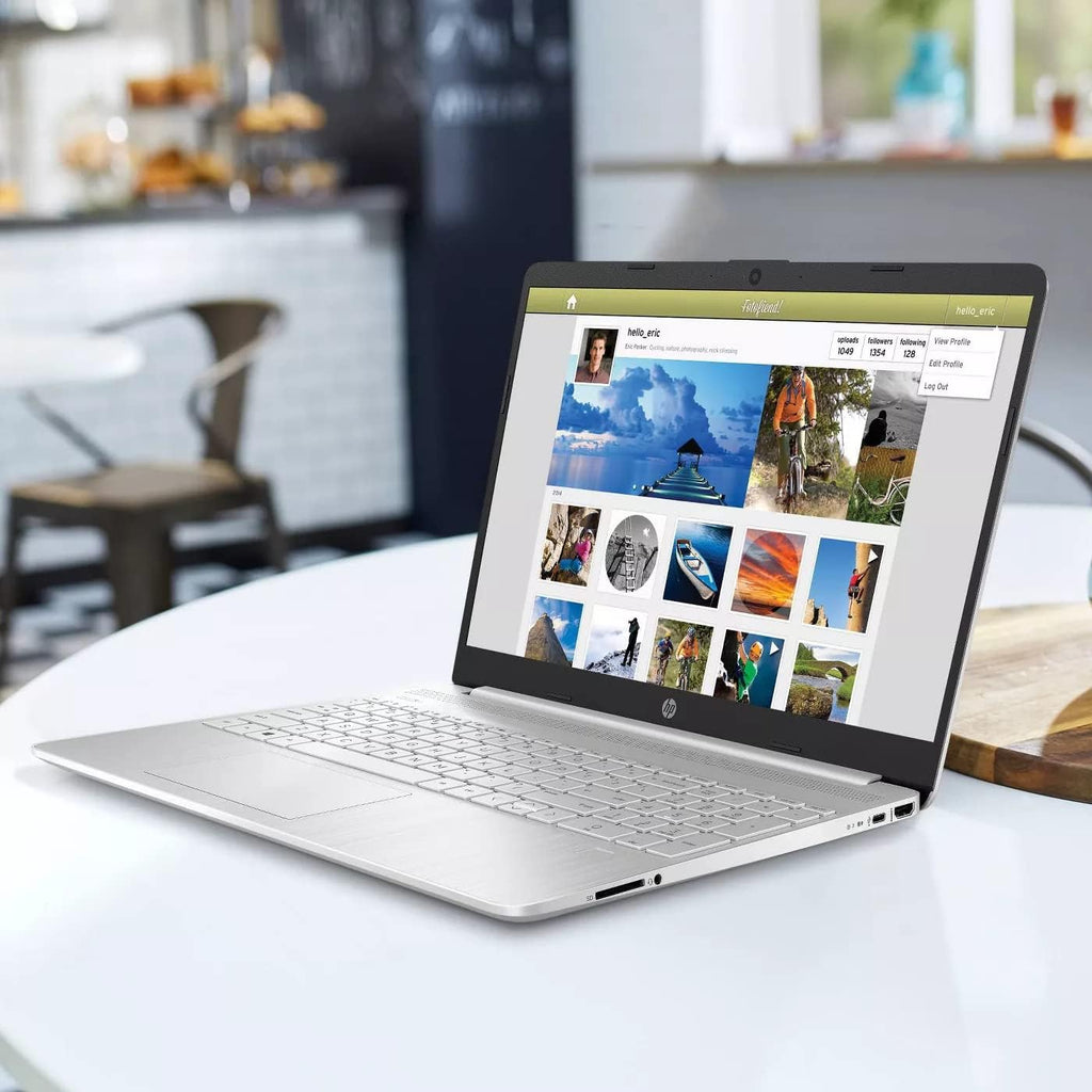 HP 15.6' Laptop with Windows Home in S Mode - Intel Core i3 11th Gen Processor - 8GB RAM Memory - 256GB SSD Storage - Silver (15-dy2035)