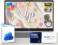 HP 15.6' Pavilion FHD Touchscreen Laptop | Intel Core i3 | 8GB DDR4 | 512GB PCIe SSD | AI Enhanced Win 11 | Numeric Keypad | Wi-Fi 6 & HD Webcam | WOWPC USB | Up to 10H Battery for Work & School