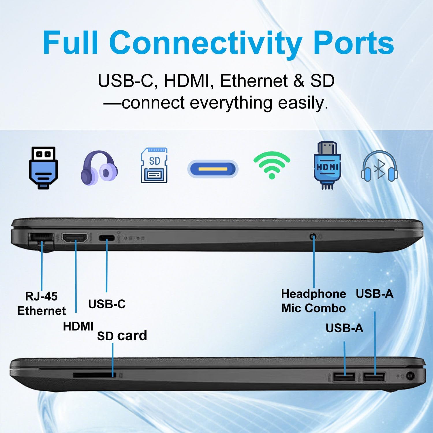 HP 15.6' FHD Laptop Computer | Latest AMD High-Performance CPU | 32GB RAM | 1TB SSD | Windows 11 Pro | Fast Wi-Fi 6 & Bluetooth 5 | Long Battery Life | Up to 10H Battery for Work & School