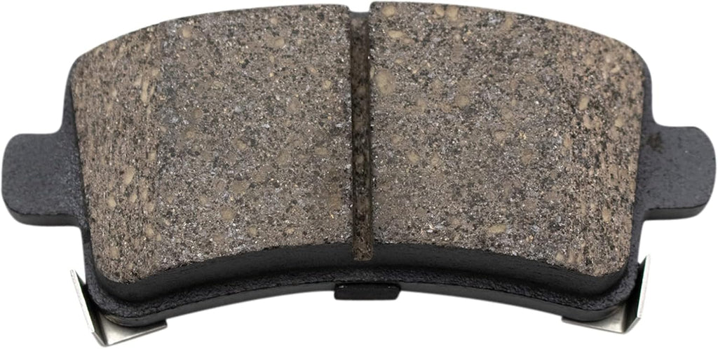 TRQ Performance Rear Brake Pad and Rotor Set Ceramic Solid Rotors Calipers Compatible with 2012 Buick LaCrosse
