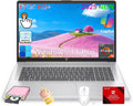 HP 17 Touchscreen Laptop Computer, AMD Ryzen 5 7430U, 17.3' HD+ AntiGlare Display, 64GB RAM, 2TB SSD, Backlit Keyboard, for Business & Student, Fast Charge, Copilot, HD Camera, Win11 Pro, Patented Kit