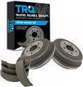 TRQ Rear Brake Shoe and Drum Kit for Ford | for 2010-2013 Ford Transit Connect