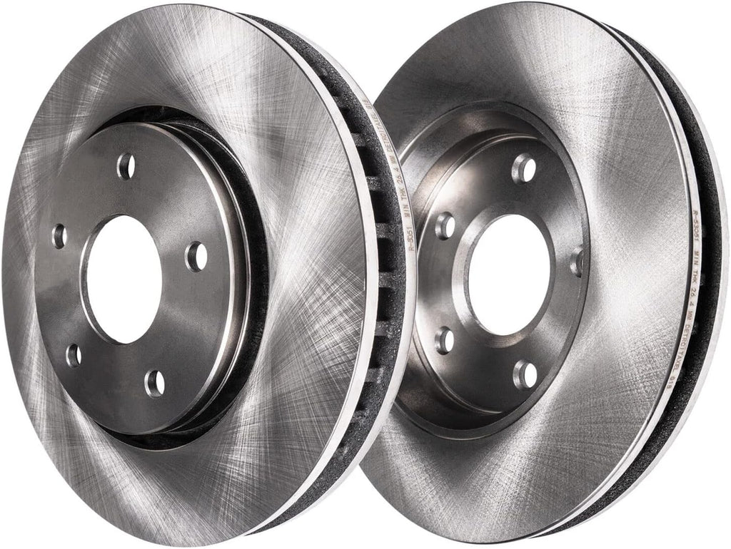 Detroit Axle - Brake Kit for Buick Allure LaCrosse Regal Chevy Impala Malibu, 12.64'' Front and 12.4'' Rear Disc Brake Rotors Ceramic Brake Pads Wheel Lug Nuts Socket Keys Replacement