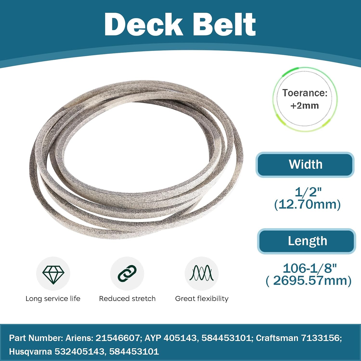 46 Inch Mower Deck Rebuild Kit for AYP Craft sman Husqvarna Pou LAN 2246LS 2346XLS YTA1946 YTA22V46 Includes 2 Spindle 187292, 2 Blade 21546611, 2 Idler 195945, 1 Be lt 21546607