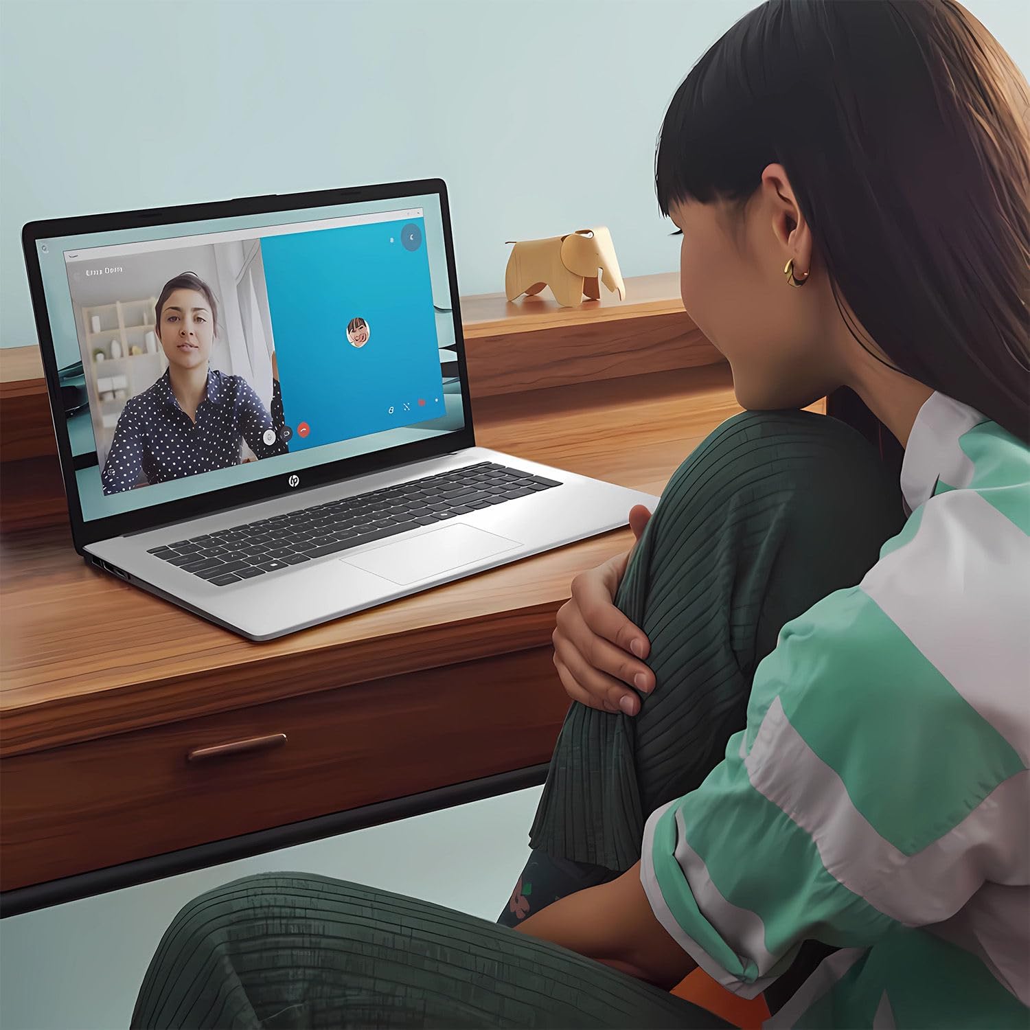 HP 15.6' 2026 Edition FHD Laptop Computer • 13th Gen Intel 8 cores i3 CPU • 8GB RAM • 256GB PCle SSD • Fingerprint Reader • Fast Wi-Fi 6 • Windows 11 • for Business & Student