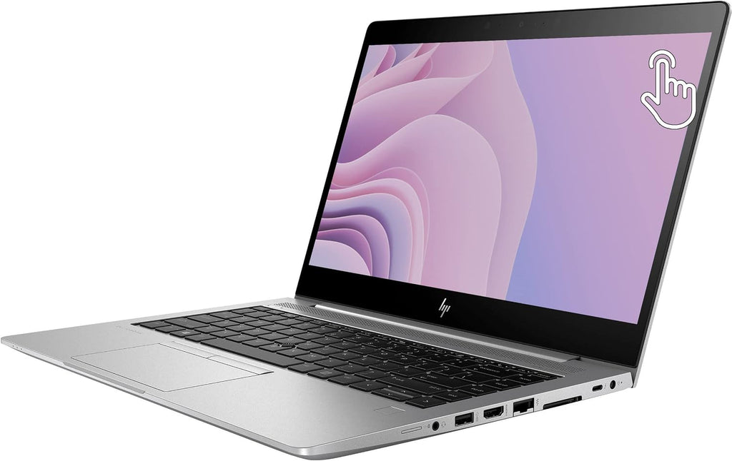 HP EliteBook 840 G6 14' Touchscreen Laptop, Intel i7 8665U 1.9GHz, 16GB DDR4 RAM, 512GB NVMe M.2 SSD, 1080p Full HD, USB C Thunderbolt 3, Webcam, Windows 11 Pro (Renewed)