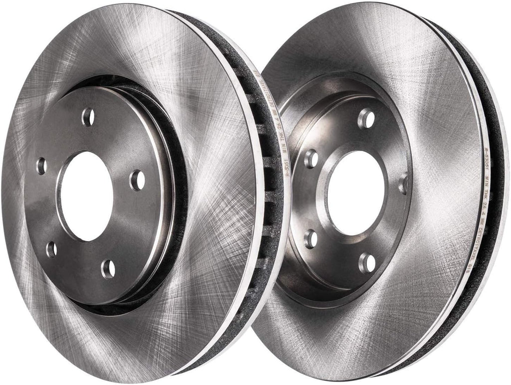 Detroit Axle - Front Brake Kit for Chevrolet Malibu Pontiac G6 Saturn Aura, Disc Brake Rotors Ceramic Brake Pads Wheel Lug Nuts Replacement: 11.65'' inch Front Rotors