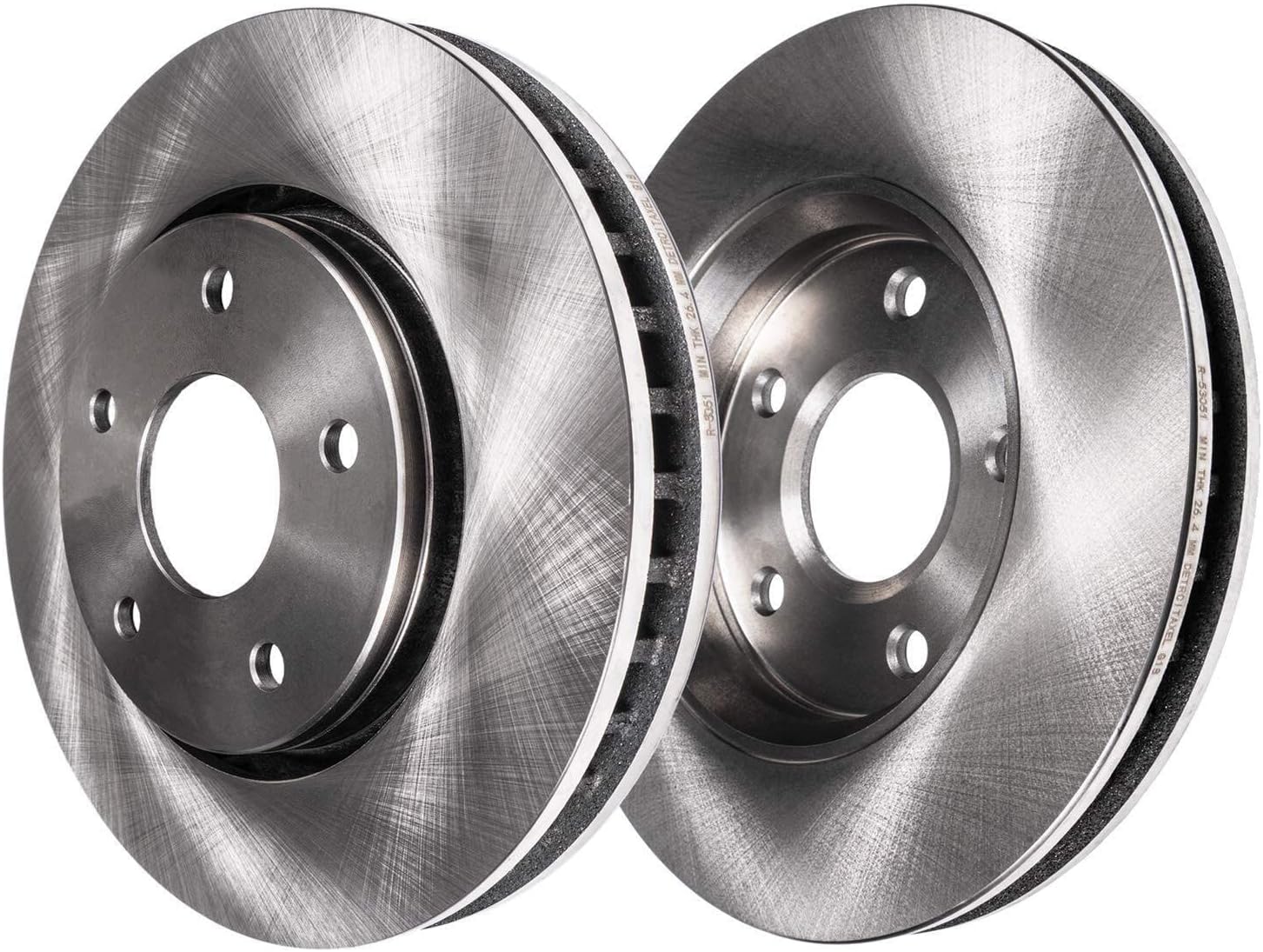 Detroit Axle - Front Brake Kit for Chevrolet Malibu Pontiac G6 Saturn Aura, Disc Brake Rotors Ceramic Brake Pads Wheel Lug Nuts Replacement: 11.65'' inch Front Rotors