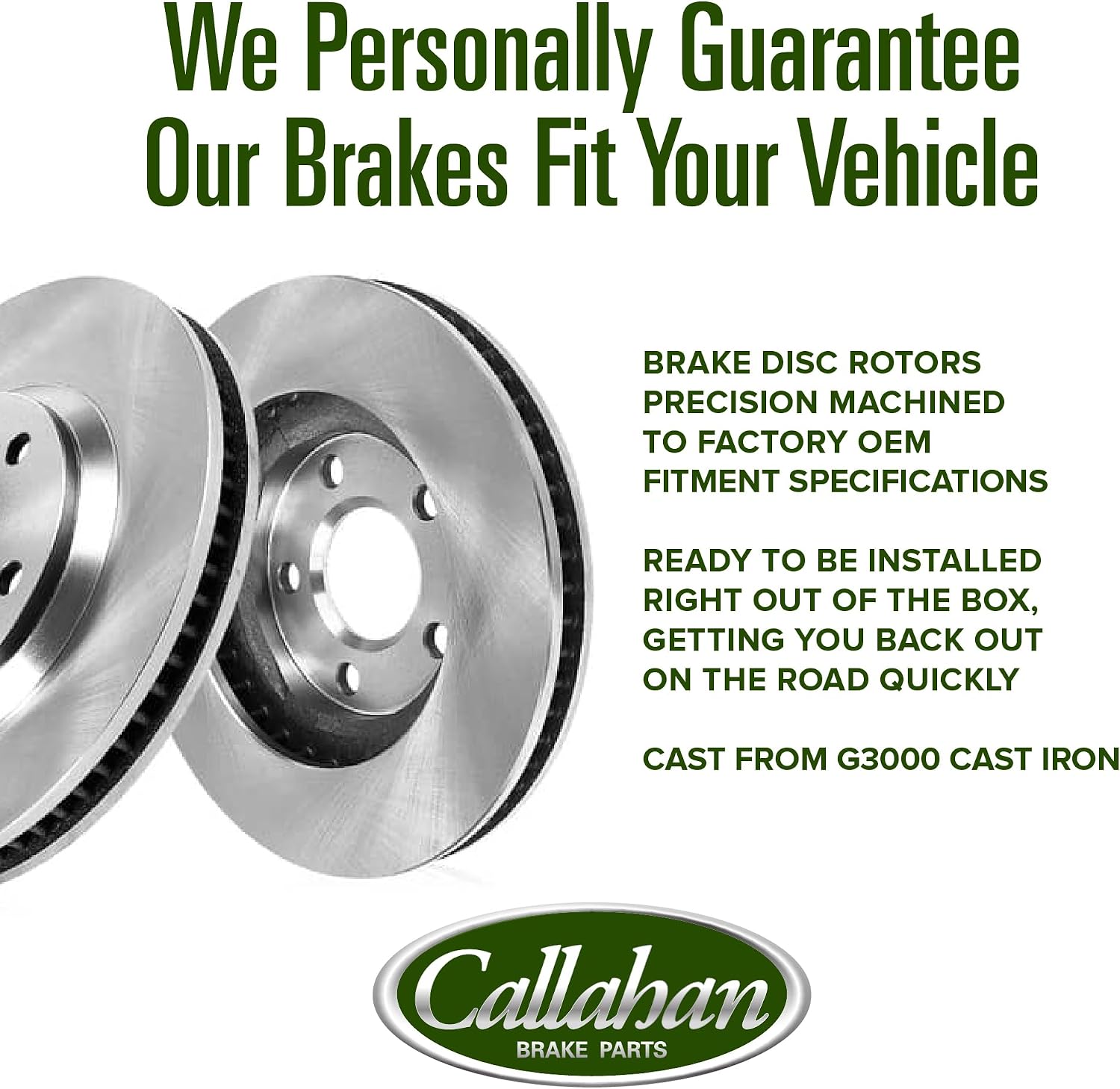 Callahan BRAKE PARTS Front and Rear Brake Kit with Replacement Brake Rotors and Ceramic Brake Pads with Calipers For Chevy Silverado 2500HD 3500HD GMC Sierra 2500HD 3500HD