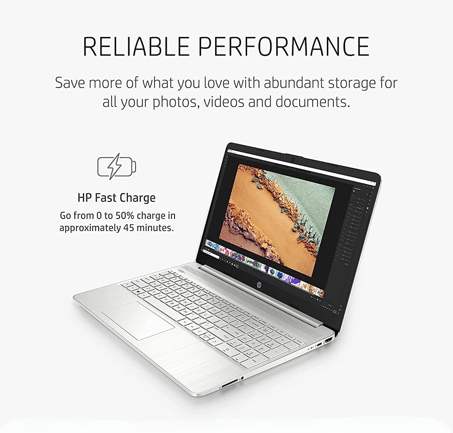HP Pavilion 15.6' HD Touchscreen Anti-Glare Laptop, 8GB RAM, 256GB SSD Storage, Intel Core Processor up to 4.1GHz, Up to 11 Hours Long Battery Life, Type-C, HDMI, Windows 11 Home, Silver