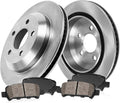 Callahan Brake Parts Rear Brake Kit For Cadillac Escalade 2002-06 |Escalade ESV 2003-06 |Escalade EXT 2002-06 |Chevrolet Avalanche 1500 2002-06 - Disc Rotors with Semi Metallic Brake Pads, EBYK001256