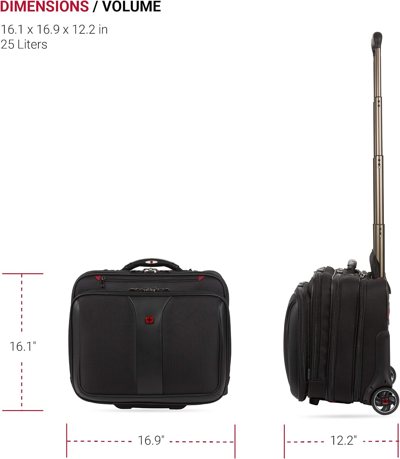 Wenger luggage Patriot II 15.6-Inch, Black