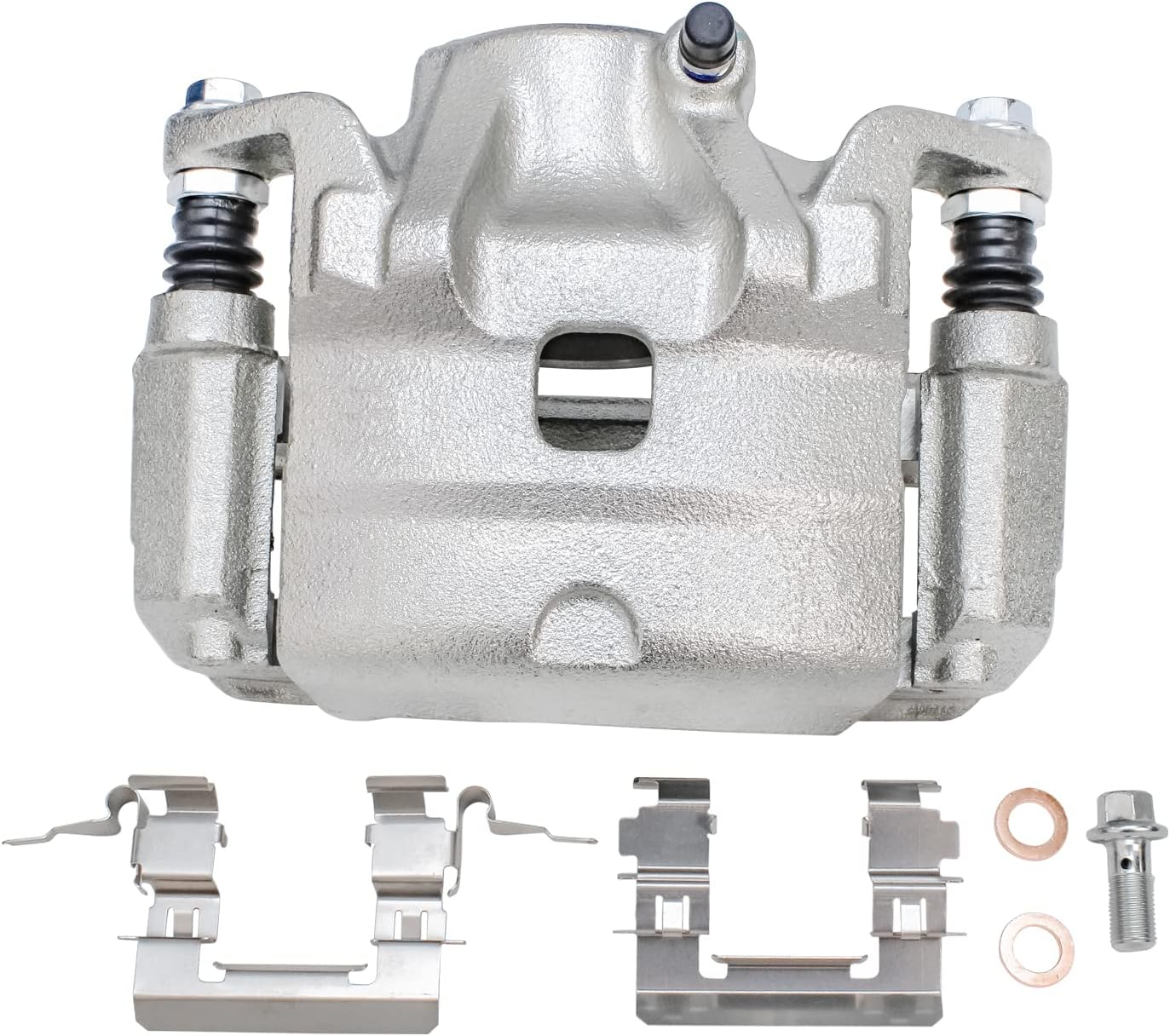 Detroit Axle - Front Brake Kit for 2007 2008 2009 2010 Nissan Altima Disc Brake Calipers Brakes Rotors Ceramic Brake Pads Replacement: 11.65' inch Rotor