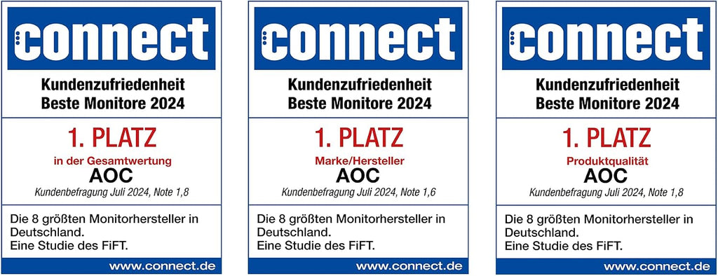 AOC Computer Monitor 60.5 Cm (23.8') 1920 X 1080 Pixels, W128896506 ((23.8) 1920 X 1080 Pixels Full Hd LCD Black)