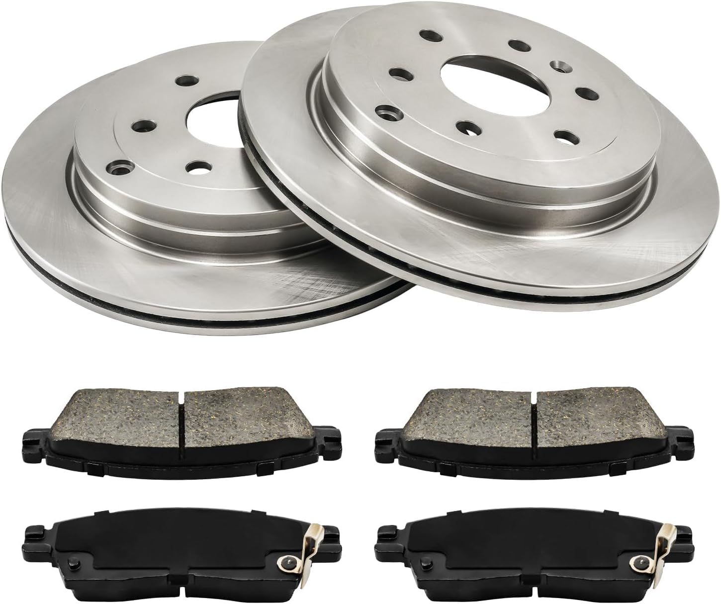 KAX Rear Brake Kit for Chevrolet Traverse 2009-2017, GMC Acadia 2007-2016, Acadia Limited 2017, Buick Enclave 2008-2017, Saturn Outlook 2007-2010, 13.03inch Brake Rotors Pads Kit
