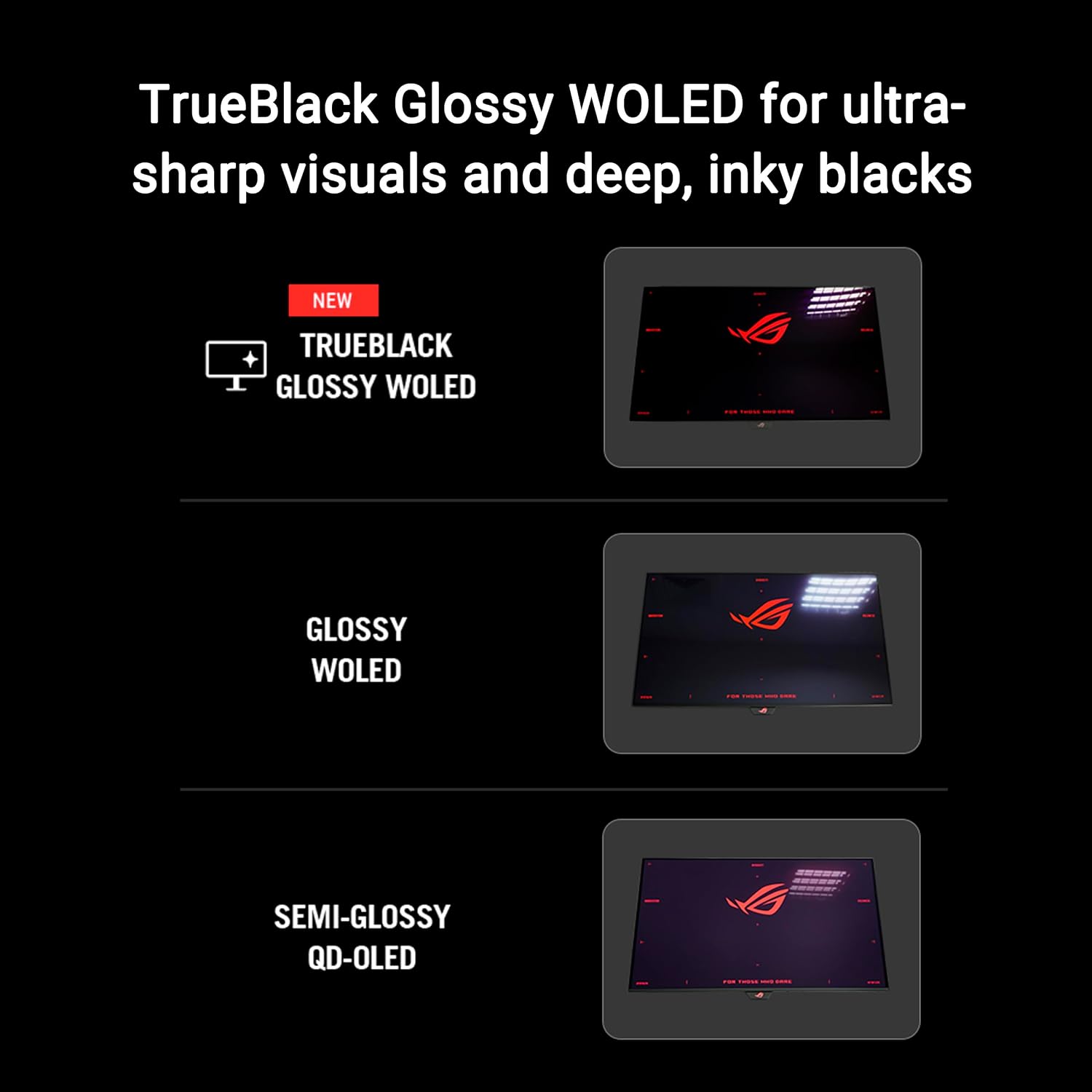 ASUS Rog Strix 27' 1440P Gaming Monitor (XG27AQWMG), QHD, TrueBlack Glossy Tandem OLED, 280Hz, 0.03ms, Neo Proximity Sensor, DisplayHDR True Black 500, 99% DCI-P3, DisplayWidget, 3yr Warranty