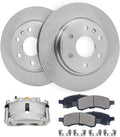 Detroit Axle - Front Brake Kit for Chevy Traverse GMC Acadia Buick Enclave Saturn Outlook Disc Brake Rotors Brake Caliper Ceramic Brakes Pads Replacement [12.80 inch Rotors]