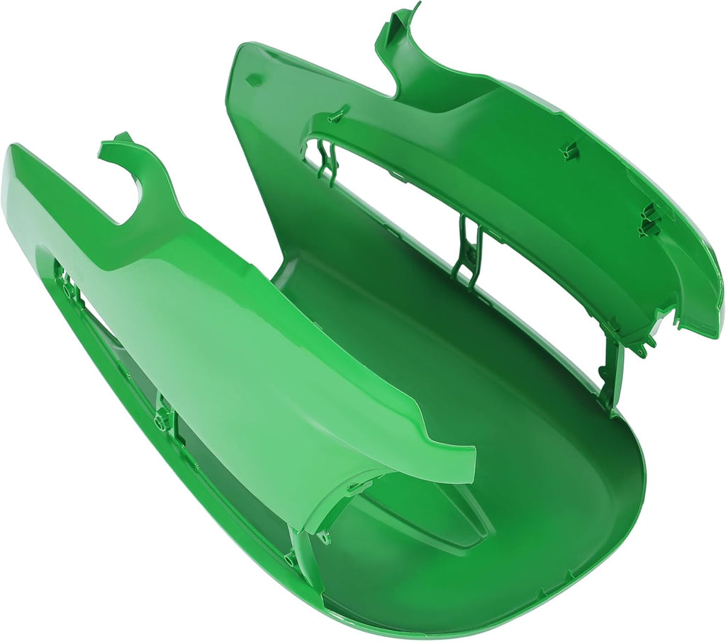 ECOTRIC Front Lawn Mower Hood Compatible with John Deere X500 Before Serial Number 020000 X520 X534 X540 Replacement for M152326 Tractor Hood Bumper Green Lawn Mower Accessories