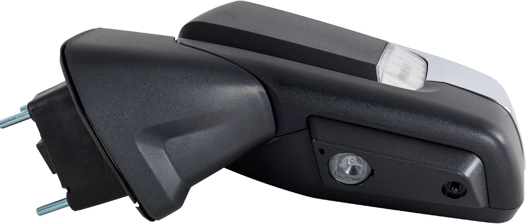 Garage-Pro Left Power Heated Mirror for GMC Sierra 1500 2019-2023 Power Fold With Signal Light, Memory & Puddle Lamp; Without Blind Spot Monitor & Auto-Dimming Chrome New Body Style