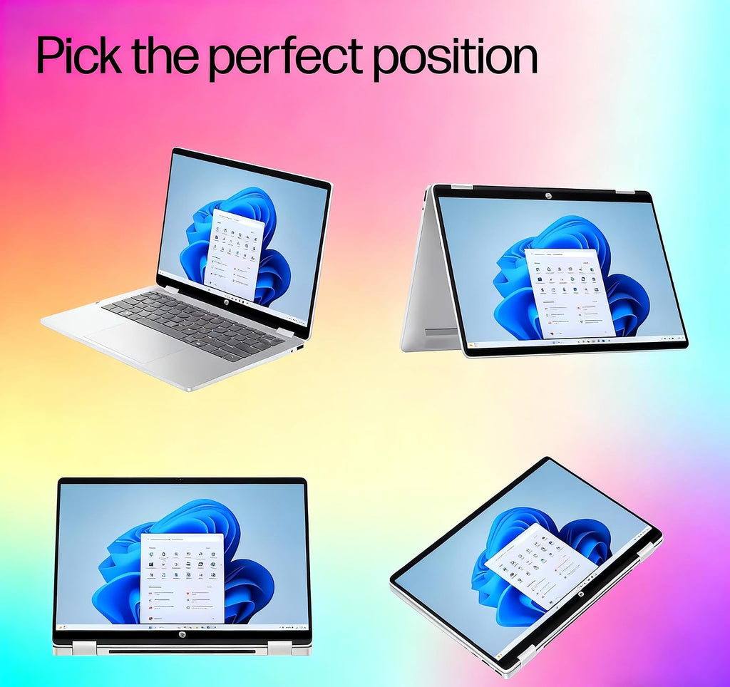 HP OmniBook Flip 2-in-1 14' 2K Touchscreen Laptop, Intel Core 7, 16GB RAM, 2TB SSD, All-Day Battery, HDMI/USB-C/USB-A Ports, Ideal for Student Multitasking, Online Classes&Presentations, Windows 11