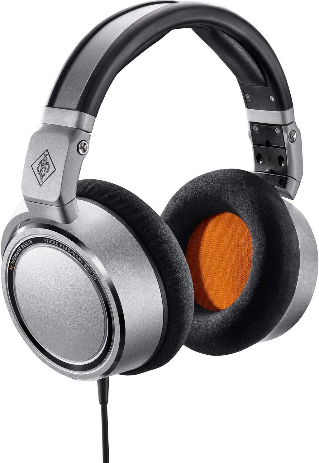 Neumann NDH 20 Closed-Back Studio Headphones with Headphone Stand & Mini Male Extension Cable 25' Bundle