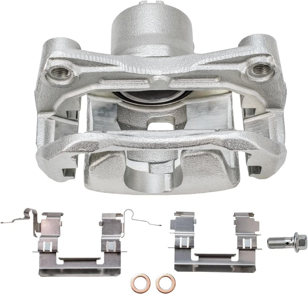 Detroit Axle - Front Brake Kit for 2007 2008 2009 2010 Nissan Altima Disc Brake Calipers Brakes Rotors Ceramic Brake Pads Replacement: 11.65' inch Rotor