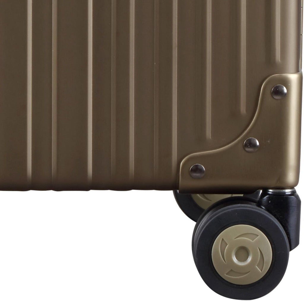 Aleon All Aluminum Lightweight 17' Rolling Laptop Catalog Case, Vertical Opening with TSA Locks & Aircraft-Grade Aluminum Frame
