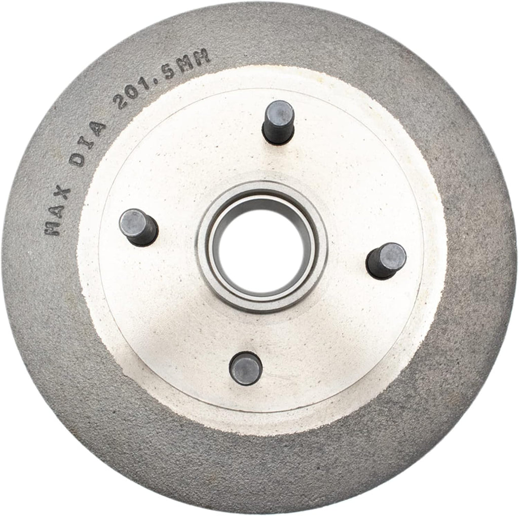 TRQ Rear Brake Shoe & Drum Kit Compatible with 2004-2005 Kia Rio