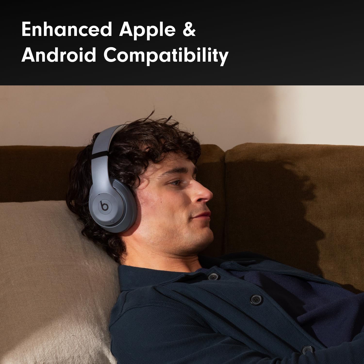Beats Studio Pro - Premium Wireless Over-Ear Headphones- Up to 40-Hour Battery Life, Active Noise Cancelling, USB-C Lossless Audio, Apple & Android Compatible - Amazon Exclusive Sand Gray (Renewed)