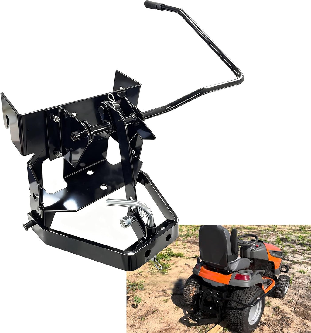 Garden Tractor Sleeve Hitch,Garden Tractor Sleeve of the Lawn Mower Tractor is Attached to the Accessory and then Installed on the Frame, Compatible with Husqvarna 585607901/ Craftsman T200 and T300