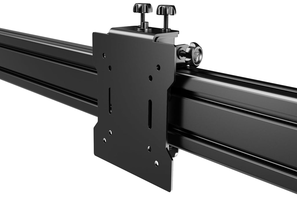 Trak Racer VESA Adapter Kit for Triple Monitor Mounts Tool-Free 3-Way Adjustment Fits 75-200mm VESA Patterns For 40x40 & 40x80 Aluminum Extrusion Stands [video game]