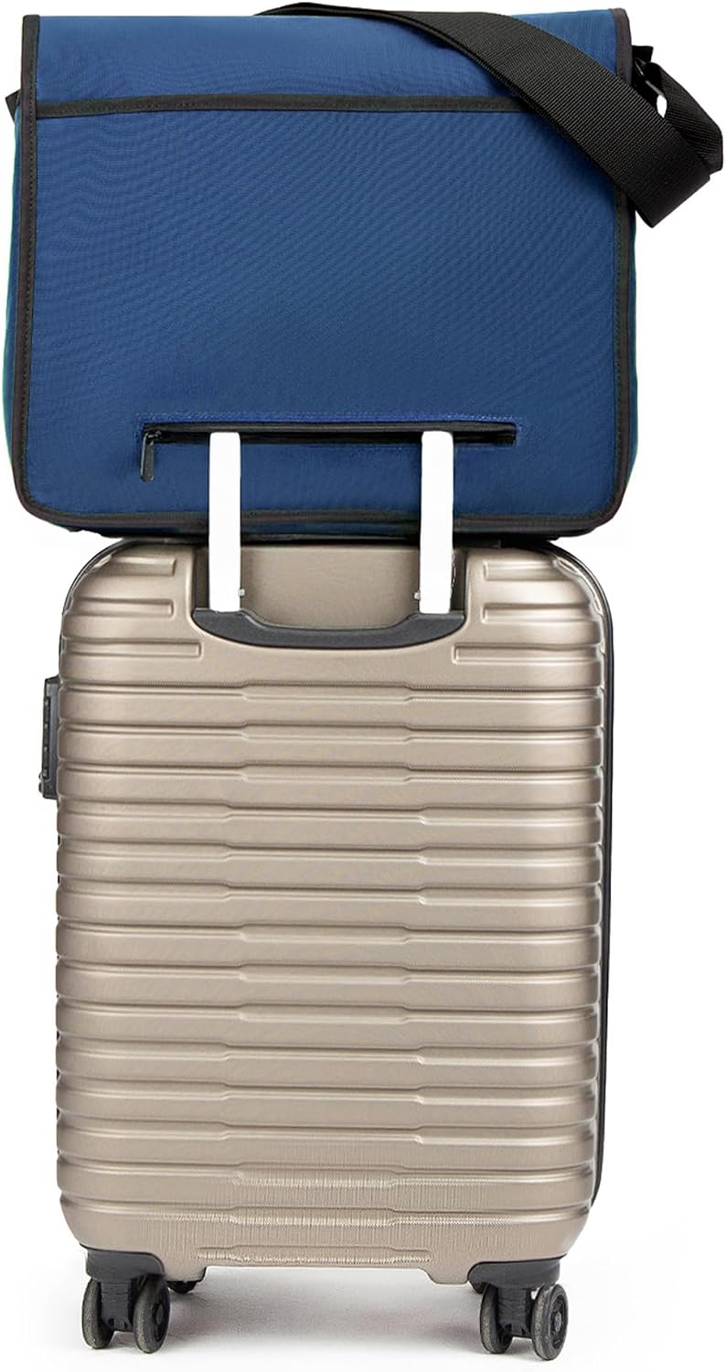 Manhattan Portage Deluxe Computer Bag (LG) with Adjustable Strap Water Resistant 1000D Cordura for Work College Travel
