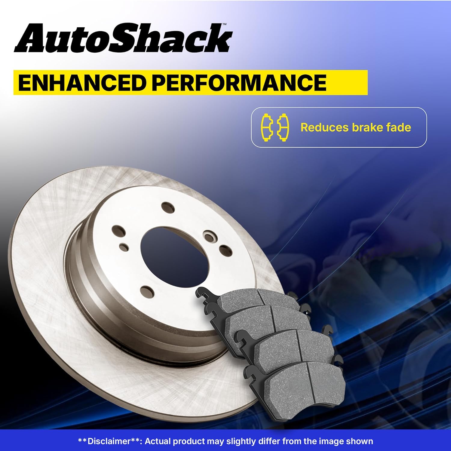 AutoShack Front & Rear Brake Rotors & Premium Pads for Chevrolet & GMC, Silverado 2500 HD 2001-2010 Sierra 2500 HD 2001-2010 Silverado 3500 2004-2006 Sierra 3500 2004-2006, 4WD RWD V8 6.0L 6.6L 8.1L