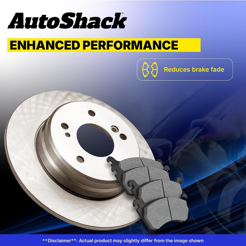 AutoShack Front & Rear Brake Rotors & Premium Pads for Chevrolet & GMC, Silverado 1500 1999-2006 Sierra 1500 1999-2006 Tahoe 2000-2001 Astro 2003-2005, AWD RWD 4WD V6 4.3L V8 4.8L 5.3L 6.0L