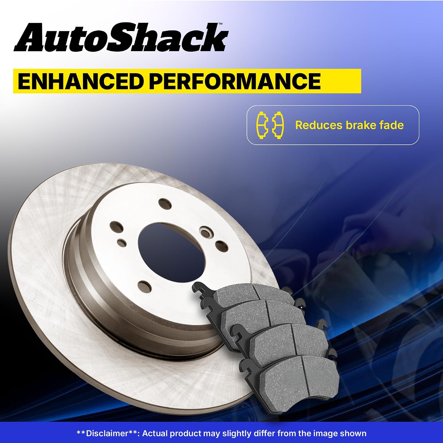 AutoShack Front & Rear Brake Rotors & Premium Pads for Chevrolet & GMC, Silverado 1500 1999-2006 Sierra 1500 1999-2006 Tahoe 2000-2001 Astro 2003-2005, AWD RWD 4WD V6 4.3L V8 4.8L 5.3L 6.0L