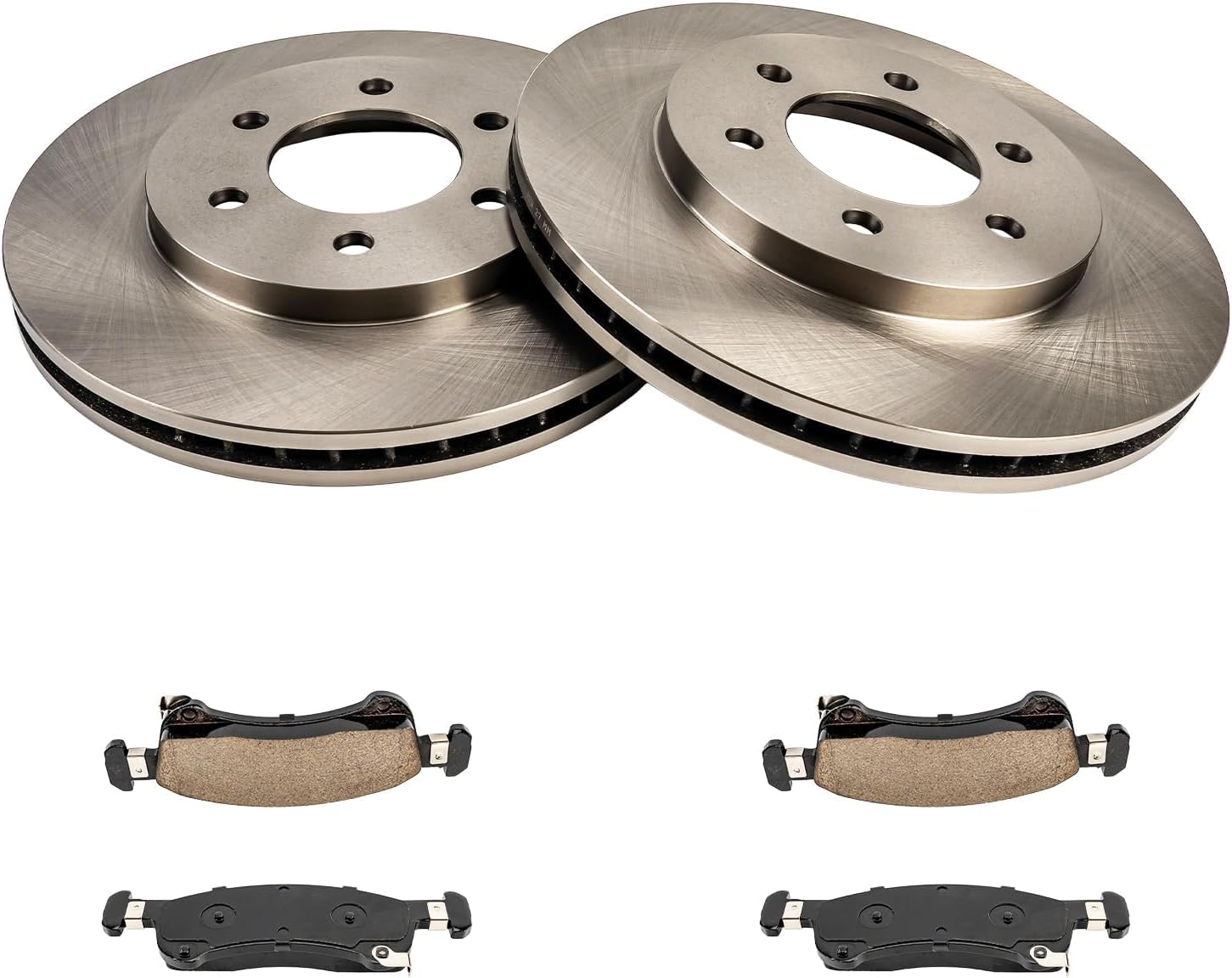 KAX Front Brake Kit for Ford Expedition 2003-2006, Lincoln Navigator 2003-2006, 12.99inch Brake Rotors Pads Kit, #54099+D934 Front Brakes