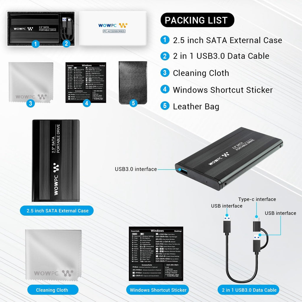 HP Ultrabook 15.6' FHD Laptop for Business & Academic | Powerful Intel Core i7-1255U up to 4.7GHz | 32GB RAM - 1TB Storage (512GB PCIe SSD&512GB External) | Webcam | Win11 Pro | WOWPC Bundle