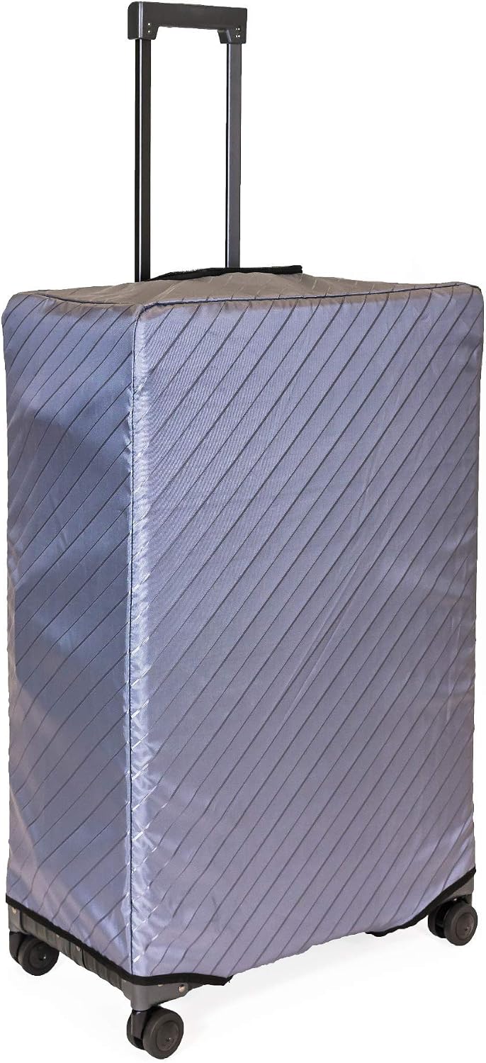 All Aluminum Lightweight 17' Premium Two Wheels Pilot Business Laptop Travel Luggage, Catalog Case with Laptop Sleeve and Built-In Removable Dividers, Rolling Laptop Bag for Men and Women (Platinum)