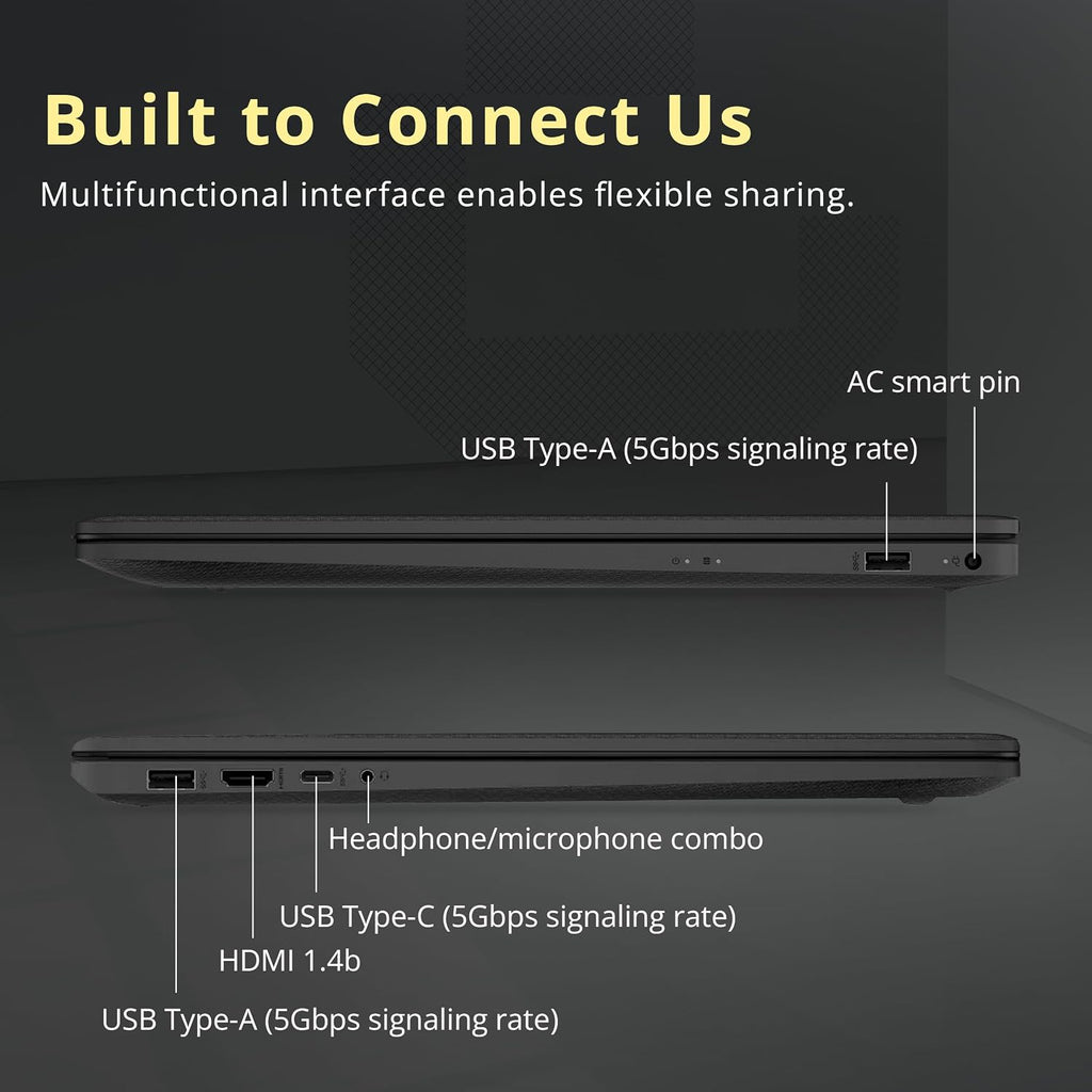 HP 17.3' HD+ Business Laptop, Intel i7-1255U, 32GB RAM, 2.28TB Storage (2TB SSD+288GB Docking Station Set), ‎Intel Iris Xe Graphics, Numeric Keypad, Camera, Wi-Fi, Bluetooth, Windows 11, Black