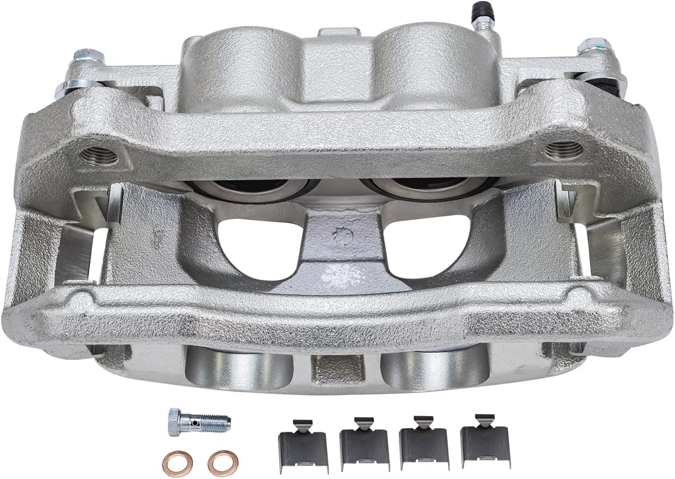 Detroit Axle - Front Brake Kit for 2010-2011 Ford F-150, 2010-2021 Ford Expedition Lincoln Navigator, Disc Brake Caliper Ceramic Brake Pads Replacement