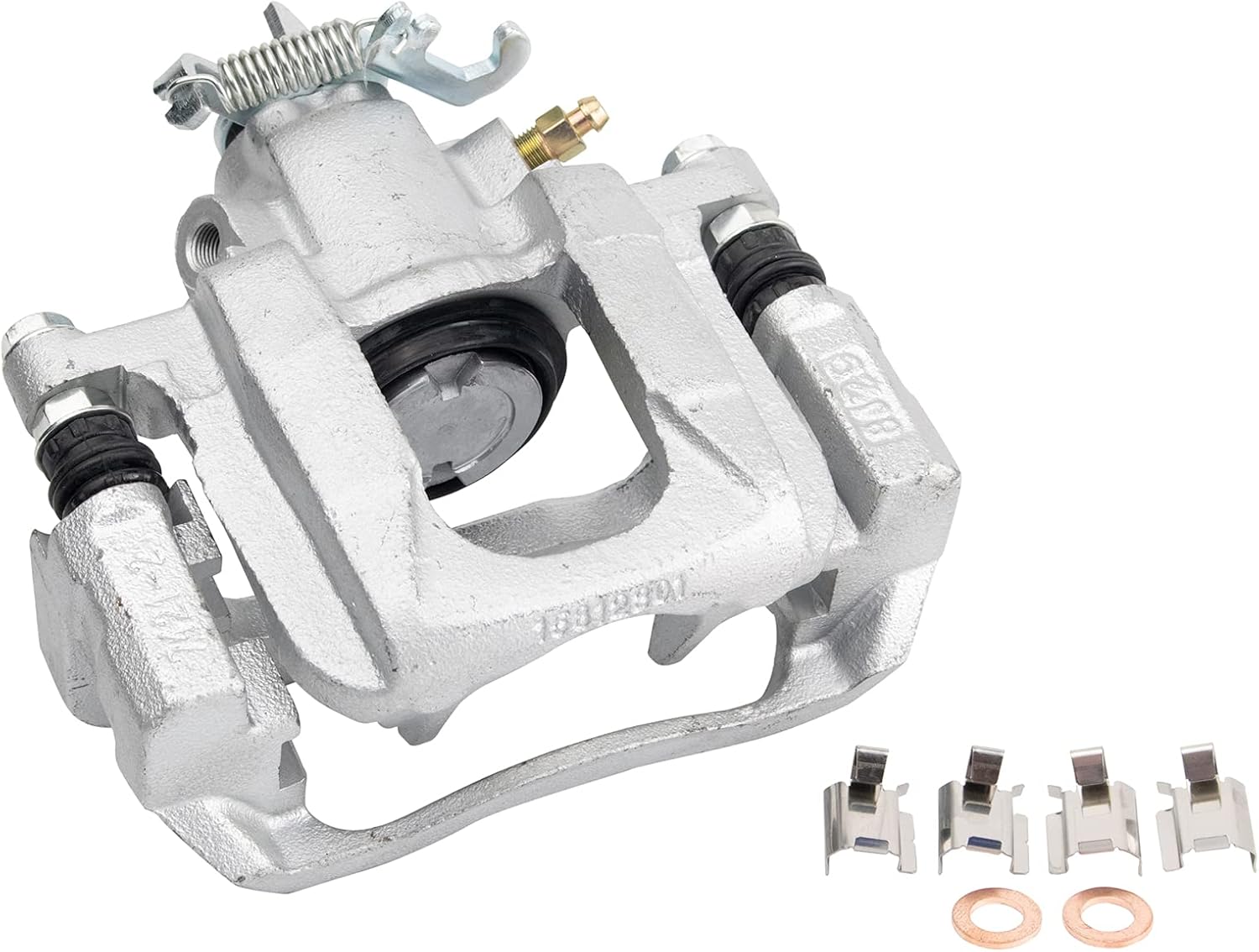 TRQ Rear Brake Pad and Rotor Set Ceramic Rotors Calipers Hoses Compatible with 2008-2011 Chrysler Town & Country 2008-2011 Grand Caravan 2009-2011 Volkswagen Routan